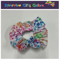 Scrunchie - Stars on White